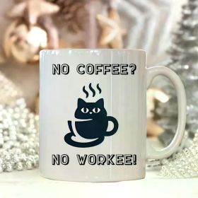 A Gift Box Containing an 11-Ounce Ceramic Mug, Suitable for Coffee, Drinking, Or As a Travel Mug, Featuring a
