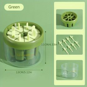 1pc Home Made Popsicles, Popsicles, Ice Cream Molds, Grinding Tools, Homemade Ice Cream, Frozen Ice Cream, Popsicles, Popsicles, Popsicle Boxes (Color: green)