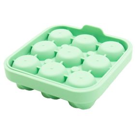 1pc; Frozen Ice Rose Mold; Food Grade Silicone Cork Block Ice Box Ice Cream Maker Household Grinder (Color: green, Material: Food Grade Silicone)